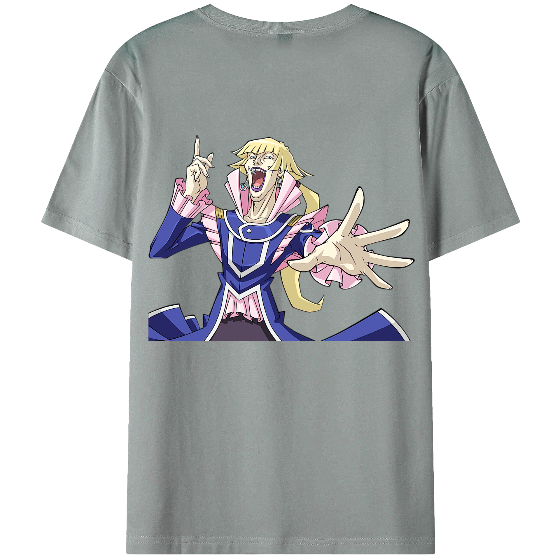 （画像用） 遊☆戯☆王 Yu-Gi-Oh! 綿100％ メンズ半袖Tシャツ（バックプリント） 通気性